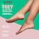 Freeman Flirty Feet Coconut &amp; Aloe Instant Peeling Foot Peeling Spray, Softening Foot Mask Exfoliates &amp; Removes Dead Skin, Moisturize Dry Feet, Clean Ingredients, Cruelty-Free, 4 Fl.Oz./ 118 ml Bottle