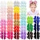 Choicbaby 60Pcs 3 Inches Baby Girls Hair Bows Alligator Clips Grosgrain Ribbon Pinwheel Hair Barrettes For Babies Kids Toddlers Teens Gifts In Pairs