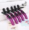 Hh&amp;Ll Hair Clips For Women By &ndash; Wide Teeth &amp; Double-Hinged Design &ndash; Alligator Styling Sectioning Clips Of Professional Hair Salon Quality - 10Pack (Purple)