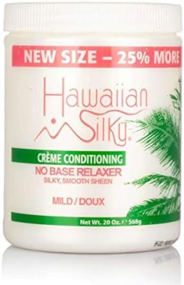 Hawaiian Silky 30008 No Base Relaxer, Mild, White, 20 Ounce