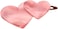 Double Heart Plastic Tige Boule Barrette - Nacro Pink