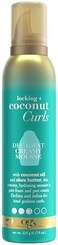 Ogx Organix Locking Coconut Curls Decadent Creamy Mousse,7.9Oz