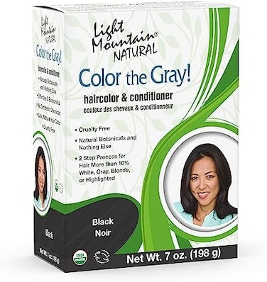 بلسم تلوين الشعر الطبيعي من كولور ذا جراي، أسود، 7 أونصة، 198 جم