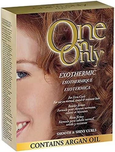 One 'N Only Exothermic Perm With Argan Oil For Firm Curls, Self-Heating Formula For Client Comfort, Ensures Shine And Manageability, Eliminates Perm Odor