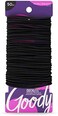 Goody Ouchless No Metal Elastics, Large, Thin Black, 2 Mm, 50 Count (Pack Of 2)