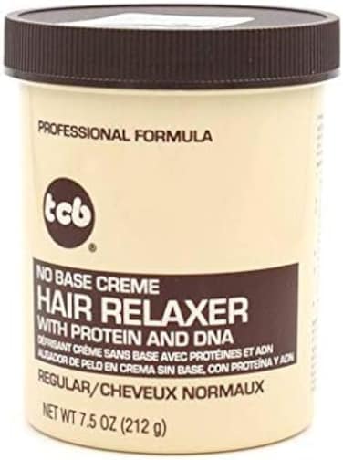 Tcb No Base Hair Relaxer Creme, Regular, 7.5Oz