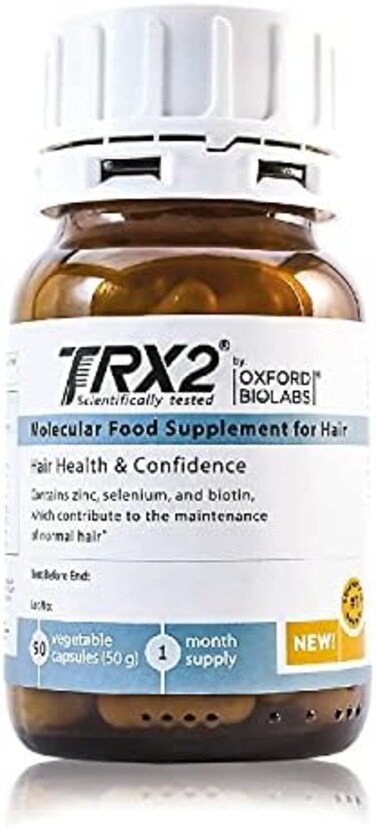 Trx2 Hair Growth Supplement - Healthy Hair - Clinically Proven Results Of Thicker, Fuller Hair - Stop Hair Loss For Men And Women - Biotin &amp; Selenium &amp; Zink - Vegetarian - 1 Month Supply