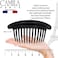 Paris Mp978/2 French Hair Side Combs, Large 17Cm . Strong Hold Grip Hair Clips For Women, No Slip And Durable Styling Girls Hair Accessories, Made In France With Cellulose