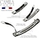 Paris Ad819 French Hair Barrette Clip For Girls, Black, Automatic Metal Clasp Strong Hold Grip Hair Clips For Women, No Slip And Durable Styling Girls Hair Accessories, Made In France