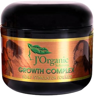 J'Organic Solutions Hair Growth Scalp Stimulator (Hand Made Hair Grease For Kids) - Lanolin, Sweet Almond Oil, Castor Oil - White, Unscented, Oil Free - All Ages, Unisex, Children