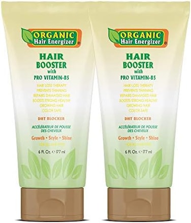 Organic Hair Energizer Growth Booster Anti-Aging Serum B5-Vitamin Treatment (2 Pack) 6 Oz - Non Sulfate Formula - For Color Treated - Premium Thinning Solution - Growth For Men &amp; Women