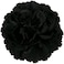 مشبك شعر على شكل زهرة الفاوانيا بنقشة زهور الخريف، بروش على شكل زهرة راقصة الفلامنكو (أسود)