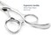 5. 5Inch Barber Scissors Hair Scissors Hair Shears Cutting Shears Japan 440C Silvery Convex Blades Kinsaro