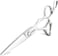 5. 5Inch Barber Scissors Hair Scissors Hair Shears Cutting Shears Japan 440C Silvery Convex Blades Kinsaro