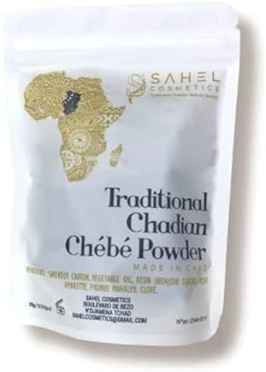 Uhuru Naturals Sahel Cosmetics Chebe Powder - Contains All-Natural Ingredients Promotes Strong And Healthy Hair Growth Helps Prevent Breakage Especially Formulated For Dry Hair Available In 4 Sizes