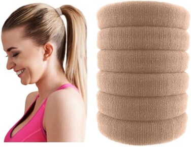 Styla Hair Ties For Thick (Blonde)