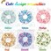 Willbond 16 Pieces Cute Hair Scrunchies Kawaii Colorful Hair Scrunchies Cute Unicorn Rainbow Mermaid Dog Printing Hair Scrunchy Ponytail Holder Hair Ties Accessories For Women And Girls