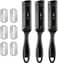 3 Pieces Razor Comb With 10 Pieces Razors, Hair Cutter Comb Cutting Scissors, Double Edge Razor, Hair Thinning Comb Slim Haircuts Cutting Tool (Black)
