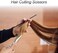 Ciicii Hair Cutting Scissors Shears Set, Professional Hairdressing Scissors Kit (Hair Beard Trimming Shaping Grooming Thinning Shears) For Men Women Pets Home Salon Barber Cutting Kit (Silver)