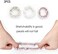 Brinie Briskaari Hair Ties Champagne Elastic Hair Scrunchies Pearl Hair Bands Bead Hair Ropes Hair Accessories For Women And Girls (Pack Of 3)