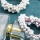 Brinie Briskaari Hair Ties Champagne Elastic Hair Scrunchies Pearl Hair Bands Bead Hair Ropes Hair Accessories For Women And Girls (Pack Of 3)