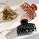 3 Pcs 2.5 Inch Tortoise Shell Hair Claw Clips Double Row Teeth Plastic Hair Jaw Clips Hair Barrettes Thick Medium Thin Hair Clips For Women