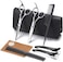 Aethland Hair Cutting Scissors Kit, Professional Barber Hairdressing Scissors Set ( T Shaping Grooming Thinning Shears) For Men Women Pets Home Salon Barber Haircut, 6.5 Japanese 9Cr Ss
