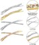 Willbond 12 Pieces Rhinestone Bobby Pins Crystal Hair Pins Metal Hair Clips X Shaped Shiny Hair Clips Crystal Hair Barrettes For Women Ladies Teen Girls