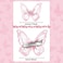 Willbond 18 Pieces Butterfly Hair Clip, Lace Bows, Embroidery Hair Pins And Accessories For Halloween Cosplaying Women Girls Teens, 2 Sizes (Pink)