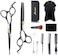 12 Pcs Hair Cutting Scissors Kits, Hairdressing Scissors Set,Professional Haircut Scissors Kit With Cutting Scissors,Thinning Scissors, Comb, Cape, Clips,For Barber Shop, Salon, Home