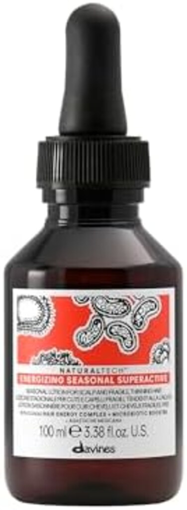 علاج Davines Naturaltech المنشط الموسمي الفائق، يقلل من تساقط الشعر، ويحسن كثافة الشعر والجسم، 3.38 أونصة سائلة. أوز.