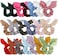 20 Pack Scrunchies Hair Ties For Thick Hair, Satin Scrunchies For Girls Hair Scrunchies With Bow For Women's Hair, Ponytail Holders Bunny Ear Scrunchies Hair Accessories For Women