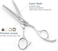 Kinsaro 14Cm Barber Hair Thinning Scissors Convex Edge Japan 440C Silvery Professional Thinning Shears