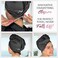 The Perfect Haircare Microfiber Hair Towel Wrap Ultra-Fine - - Anti-Frizz Turban That Never Falls Off - Curly Girl Method Approved &amp; Big (12M X 70Cm)