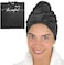 The Perfect Haircare Microfiber Hair Towel Wrap Ultra-Fine - - Anti-Frizz Turban That Never Falls Off - Curly Girl Method Approved &amp; Big (12M X 70Cm)