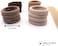 Cyndibands Soft And Stretchy 1.5' Seamless Fabric Ponytail Holders In Cream For Blondes - 12 Hair Ties