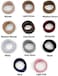 Cyndibands Soft And Stretchy 1.5' Seamless Fabric Ponytail Holders In Cream For Blondes - 12 Hair Ties