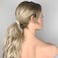 Cyndibands Soft And Stretchy 1.5' Seamless Fabric Ponytail Holders In Cream For Blondes - 12 Hair Ties