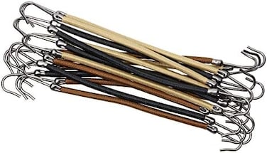 Women 15 Pack Ponytail Hooks Bungee Small Rubber Bands Hair Ties Accessories Elastic Holder Blonde Beige Styling Headbands Tools Claw Thick Hair Clips For Girl (5 Black + 5 Brown + 5 Apricot)