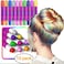 Desire Deluxe Hair Chalk Gift For Girls - 10 Temporary Non-Toxic Easy Washable Hair Dye Colourful, Metallic, Glitter Pens - Great Games Birthday Girls