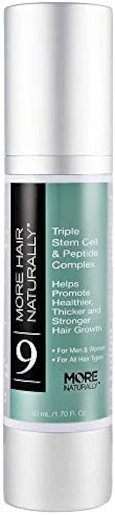 More Hair Naturally 9: Advanced Stem Cell Therapy For Thinning Hair. Helps Promote Healthier, Thicker And Stronger Hair Growth