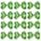 Icobuty 4 Inch Boutique Girls Hair Bows Hair Clips For Girls Toddlers 12 Pcs Solid Color (Forest Green)