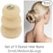 Tsmaddts Hair Bun Maker Blonde, 3Pcs Donut Bun Maker (Large, Medium, Small) With Large Bobby Pins Blonde 20Pcs, Doughnuts Sock Bun Ring Styler Maker