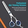 Stainless Steel Hair Cutting Scissors Thinning Shears 6.5 Inch Professional Salon Barber Haircut Scissors Family Use For Man Woman Adults Kids