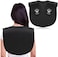 Noverlife Black Hair Cutting Collar, Silicone Hair Cutting Guide Cutting Capes Rubber Neck For Hairstylist, Weighted Hair Dye Collar Haircut Guard Shield, Rubber Neck Wrap Hair Cutting Pad For Salon