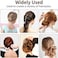 U Shaped Hair Pins, 200 Count Buns Waved Hair Pins For Updos With Box For Women Lady Girls Bobby Pins French Historical Hair Styling Pins Hair Accessories (Brown, 2.4 Inch)