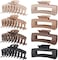Luseren Hair Clips For Women 4.3 Inch Large Hair Claw Clips For Women Thin Thick Curly Hair, Big Matte Banana Clips,Strong Hold Jaw Clips,Neutral Colors