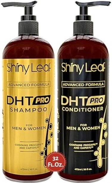 Dht Pro Shampoo And Conditioner Advanced Formula With Procapil And Capixyl, Dht Blockers And Natural Extracts, Hair Loss Solution For Men And Women, Stimulates Follicles, Prevents Thinning Hair