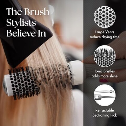 Olivia Garden Ceramic + Ion Round Thermal Hair Brush Ci-80 (4 1/4&quot;)