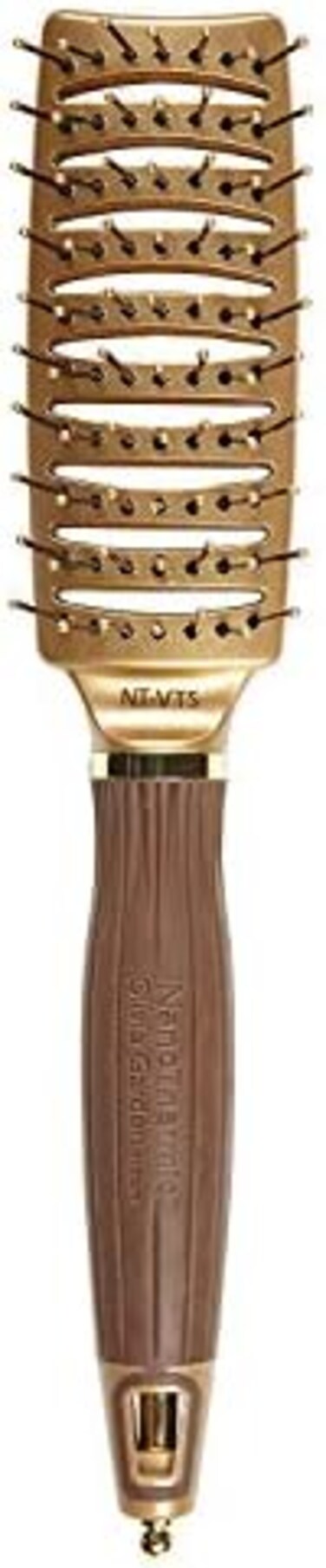 Olivia Garden Nanothermic Ceramic + Ion Styler Hair Brush Nt-Vts (Vent)